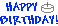 Alles gute zum Geburtstag